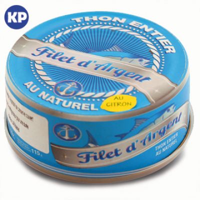 FILET D'ARGENT - Thon entier Citron - 160 g